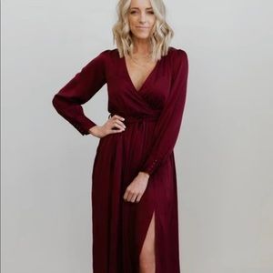 Baltic born sateen maxi dress large